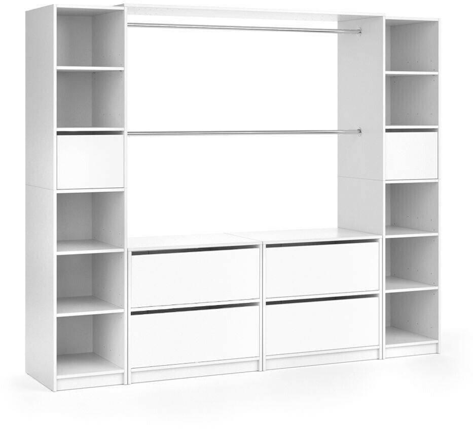 Guardarropas y percheros Livinity Visit wardrobe, 225.4x189.4, white